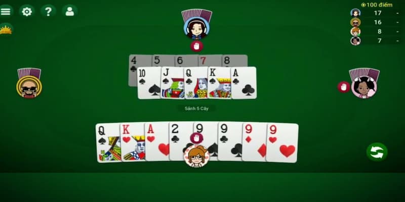Game bài tiến lên về chiến lược chơi 